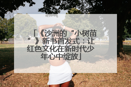 《沙洲的“小树苗”》新书首发式：让红色文化在新时代少年心中绽放