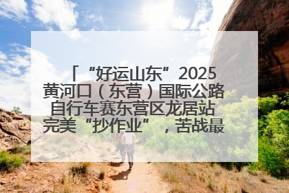 “好运山东”2025黄河口（东营）国际公路自行车赛东营区龙居站 完美“抄作业”，苦战最后时刻黄衫易主