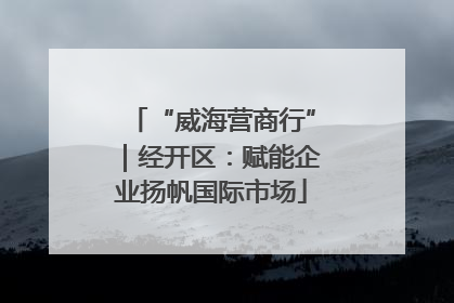 “威海营商行”｜经开区：赋能企业扬帆国际市场