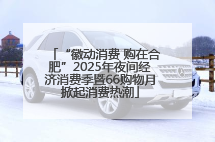 “徽动消费 购在合肥”2025年夜间经济消费季暨66购物月掀起消费热潮
