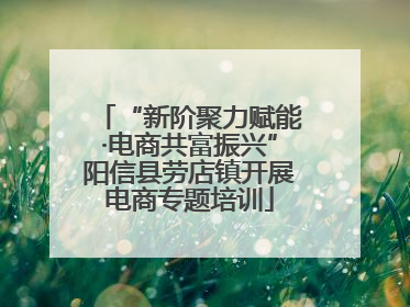 “新阶聚力赋能·电商共富振兴”阳信县劳店镇开展电商专题培训