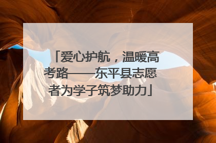 爱心护航，温暖高考路——东平县志愿者为学子筑梦助力