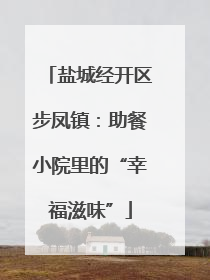 盐城经开区步凤镇：助餐小院里的“幸福滋味”