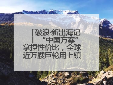 破浪·新出海记丨 “中国方案”拿捏性价比，全球近万艘巨轮用上镇江“节能桨”
