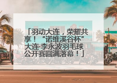 羽动大连，荣耀共享！“诺维溪谷杯”大连·李永波羽毛球公开赛圆满落幕！