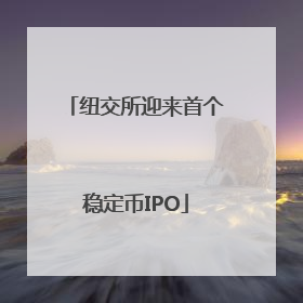 纽交所迎来首个稳定币IPO