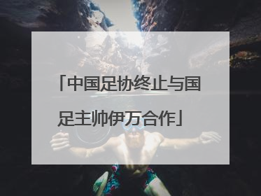 中国足协终止与国足主帅伊万合作