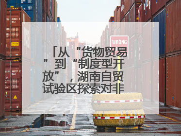 从“货物贸易”到“制度型开放”，湖南自贸试验区探索对非合作新模式