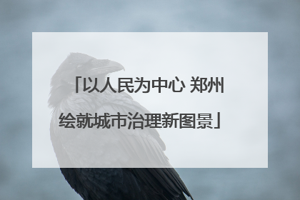 以人民为中心 郑州绘就城市治理新图景