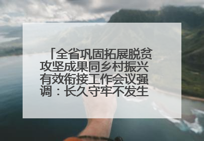 全省巩固拓展脱贫攻坚成果同乡村振兴有效衔接工作会议强调：长久守牢不发生规模性返贫致贫底线 王宁出席并讲话 王予波主持