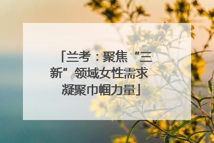 兰考：聚焦“三新”领域女性需求 凝聚巾帼力量