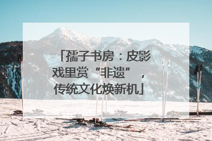 孺子书房：皮影戏里赏“非遗”，传统文化焕新机