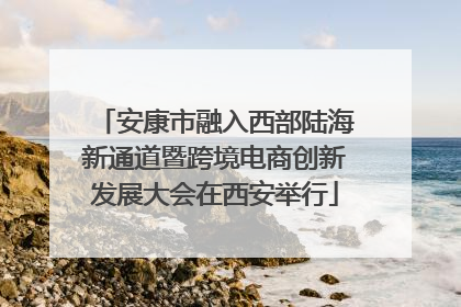安康市融入西部陆海新通道暨跨境电商创新发展大会在西安举行