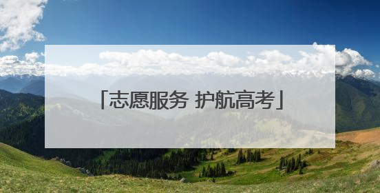 志愿服务 护航高考
