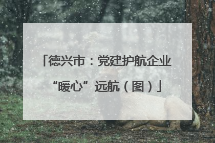 德兴市：党建护航企业“暖心”远航（图）