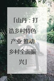 山丹：打造乡村特色产业 推动乡村全面振兴