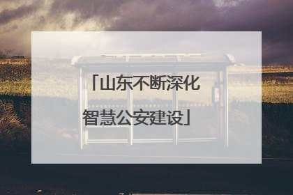 山东不断深化智慧公安建设