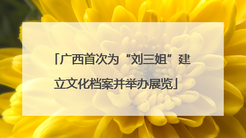 广西首次为“刘三姐”建立文化档案并举办展览