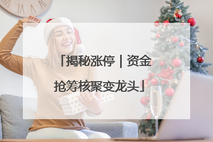 揭秘涨停｜资金抢筹核聚变龙头