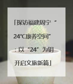 探访福建周宁“24℃康养空间”：以“24”为钥 开启文旅新篇