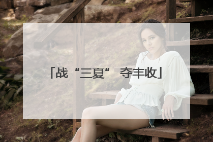 战“三夏” 夺丰收