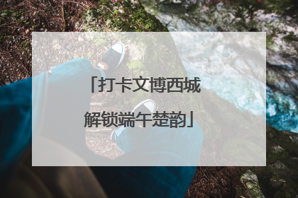 打卡文博西城 解锁端午楚韵