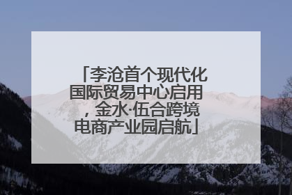 李沧首个现代化国际贸易中心启用，金水·伍合跨境电商产业园启航