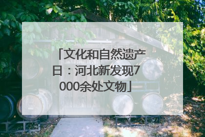 文化和自然遗产日：河北新发现7000余处文物