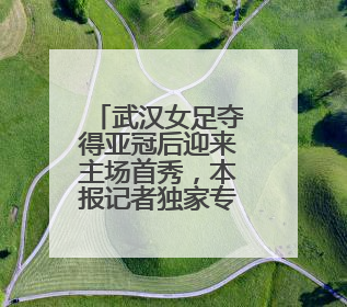 武汉女足夺得亚冠后迎来主场首秀，本报记者独家专访王霜：打出武汉人不服输精气神