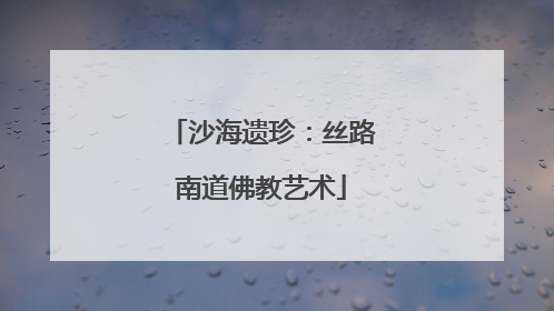 沙海遗珍：丝路南道佛教艺术