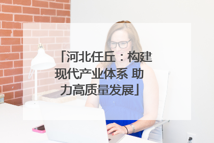 河北任丘：构建现代产业体系 助力高质量发展