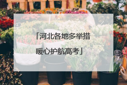 河北各地多举措暖心护航高考