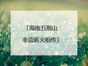 海南五指山：非遗薪火相传