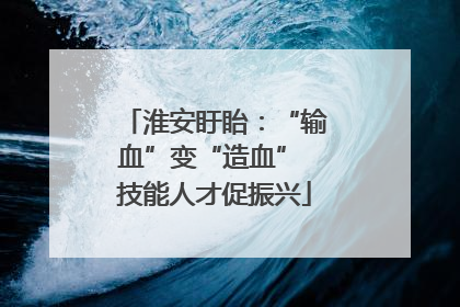 淮安盱眙：“输血”变“造血” 技能人才促振兴