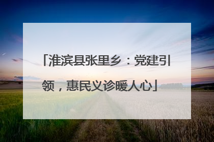淮滨县张里乡：党建引领，惠民义诊暖人心