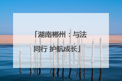 湖南郴州：与法同行 护航成长
