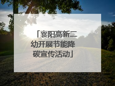 襄阳高新二幼开展节能降碳宣传活动