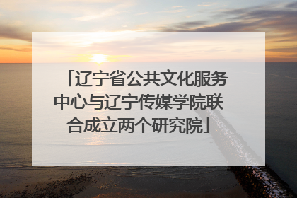 辽宁省公共文化服务中心与辽宁传媒学院联合成立两个研究院