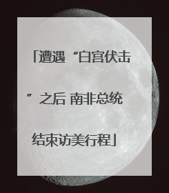 遭遇“白宫伏击”之后 南非总统结束访美行程