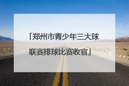 郑州市青少年三大球联赛排球比赛收官