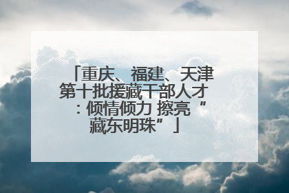 重庆、福建、天津第十批援藏干部人才：倾情倾力 擦亮“藏东明珠”
