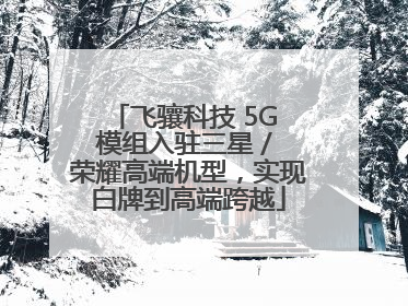 飞骧科技 5G 模组入驻三星 / 荣耀高端机型，实现白牌到高端跨越