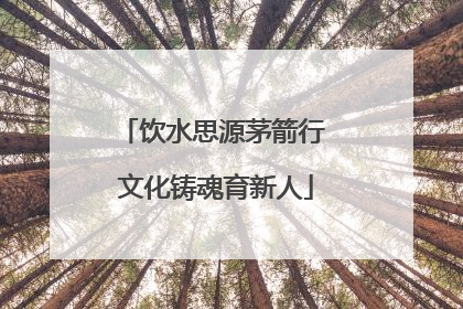 饮水思源茅箭行 文化铸魂育新人
