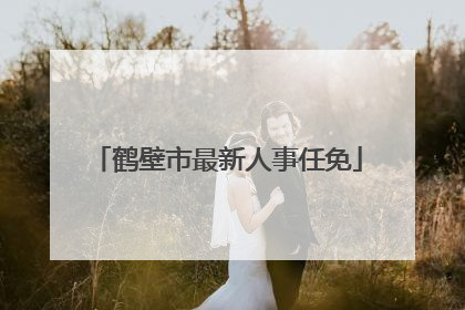 鹤壁市最新人事任免
