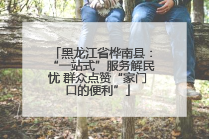 黑龙江省桦南县：“一站式”服务解民忧 群众点赞“家门口的便利”