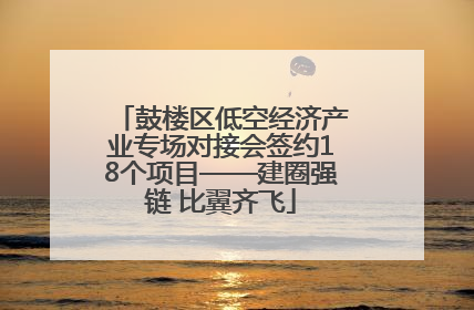 鼓楼区低空经济产业专场对接会签约18个项目——建圈强链 比翼齐飞