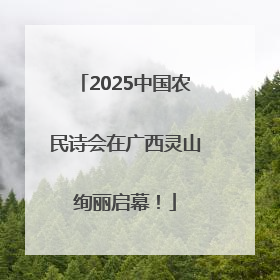 2025中国农民诗会在广西灵山绚丽启幕！